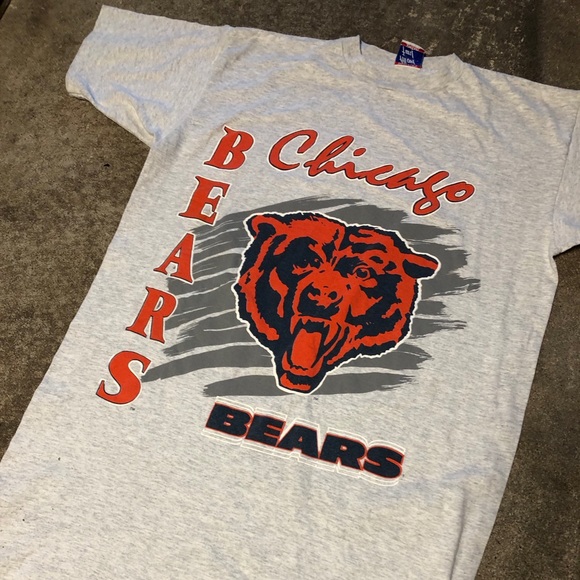 Vintage 90s single stitched Chicago Bears tee - Picture 1 of 3